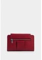 Billetera Bravo De Cuero Para Mujer Corte Hexagonal Billetera Bravo De Cuero Para Mujer Corte Hexagonal Rojo Vélez de Vélez