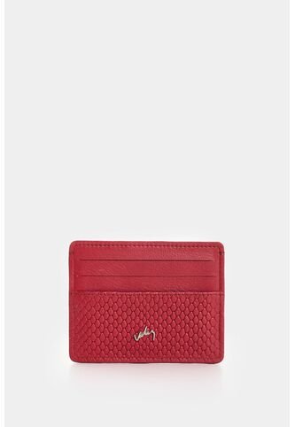 Portadocumento De Cuero Con Textura Para Mujer Senda Portadocumento De Cuero Con Textura Para Mujer Senda Rojo VÉLEZ Vélez