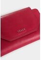Billetera Bravo De Cuero Para Mujer Corte Hexagonal Billetera Bravo De Cuero Para Mujer Corte Hexagonal Rojo Vélez de Vélez