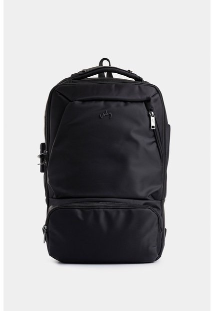 Tula Morral Nolan De Lona Y Cuero Para Hombre Estilo Utilitario Tula Morral Nolan De Lona Y Cuero Para Hombre Estilo Utilitario Negro VÉLEZ