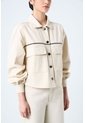 Chaqueta Ocaso Para Mujer Oversized Chaqueta Ocaso Para Mujer Oversized Crema XXL VÉLEZ de Vélez