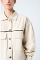 Chaqueta Ocaso Para Mujer Oversized Chaqueta Ocaso Para Mujer Oversized Crema XXL VÉLEZ de Vélez