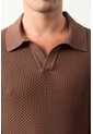 Polo Manga Corta Draco 2.0 Tejida Para Hombre Texturizada Polo Manga Corta Draco 2.0 Tejida Para Hombre Texturizada Tabaco S VÉLEZ de Vélez