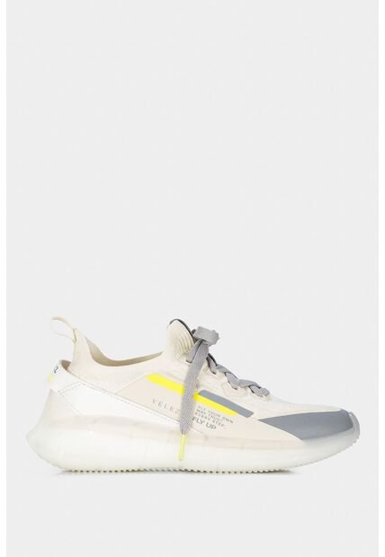Tenis Deportivos VZ Fly Up Para Mujer Piezas De Cuero Blanco