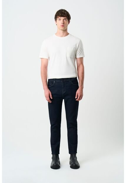 Jean Obi Semi Fitted Para Hombre Detalle En Cuero Jean Obi Semi Fitted Para Hombre Detalle En Cuero Azul 34 VÉLEZ