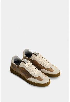 Tenis Astra De Cuero Folia Para Mujer Detalles Gamuzados Tenis Astra De Cuero Folia Para Mujer Detalles Gamuzados Plata 34 VÉLEZ