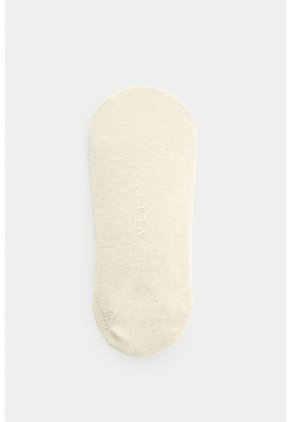 Calcetines Tipo Baleta En Algodón Con Lúrex Para Mujer Savia Calcetines Tipo Baleta En Algodón Con Lúrex Para Mujer Savia Crema XS VÉLEZ