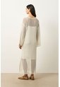 Vestido Maxi Tejido Ica Para Mujer Vestido Maxi Tejido Ica Para Mujer Crema 12 VÉLEZ de Vélez