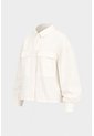 Chaqueta Oversized Iris En Lino Para Mujer Almilla Tejida Chaqueta Oversized Iris En Lino Para Mujer Almilla Tejida Crema S VÉLEZ de Vélez