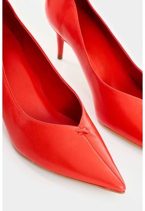 Tacones Jacinto De Cuero Para Mujer Stiletto Tacones Jacinto De Cuero Para Mujer Stiletto Rojo 39 VÉLEZ