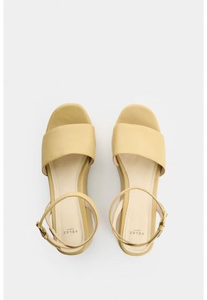 Sandalia Plataforma En Cuero Para Mujer Cuzco Sandalia Plataforma En Cuero Para Mujer Cuzco Verde Oliva 38 VÉLEZ