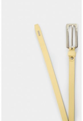 Cinturón Unifaz Orión De Cuero Para Mujer Abombado Cinturón Unifaz Orión De Cuero Para Mujer Abombado Amarillo M VÉLEZ