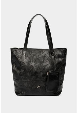 Shopping Denver De Cuero Para Mujer Grabado Placa Palmera Shopping Denver De Cuero Para Mujer Grabado Placa Palmera Negro VÉLEZ Vélez