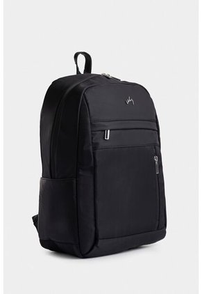 Morral Sierra En Lona Para Hombre Manija Cuero Morral Sierra En Lona Para Hombre Manija Cuero Negro VÉLEZ