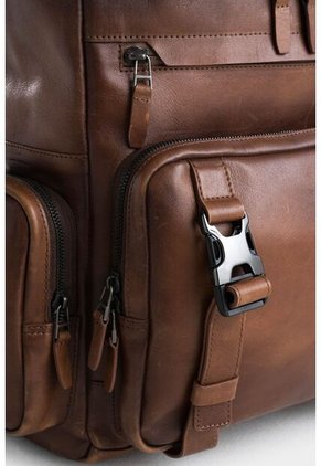 Morral Archaeology 2.0 De Cuero Para Hombre Bolsillos Laterales Morral Archaeology 2.0 De Cuero Para Hombre Bolsillos Laterales Miel Vélez