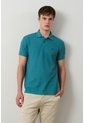 Polo Manga Corta Essential Para Hombre Textura Polo Manga Corta Essential Para Hombre Textura Azul Aguamarina XS VÉLEZ de Vélez