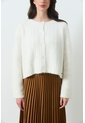 Cardigan Tejido Para Mujer Aurelia Cardigan Tejido Para Mujer Aurelia Crema XS VÉLEZ de Vélez