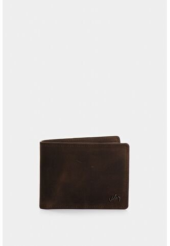 Billetera Terra De Cuero Para Hombre Interior Contraste Billetera Terra De Cuero Para Hombre Interior Contraste Cafe VÉLEZ Vélez