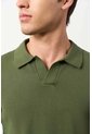 Polo Manga Larga Tejida Para Hombre Canneo Polo Manga Larga Tejida Para Hombre Canneo Verde Oliva XS VÉLEZ de Vélez