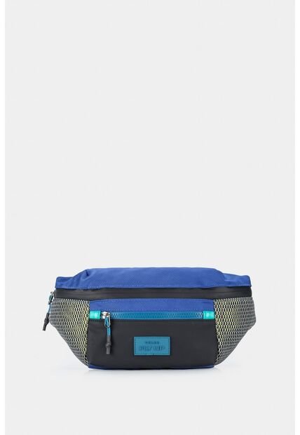 Riñonera Hyper Fly En Lona Para Hombre Detalles En Cuero Riñonera Hyper Fly En Lona Para Hombre Detalles En Cuero Azul Vélez