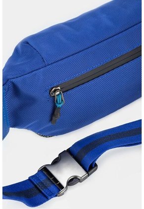 Riñonera Hyper Fly En Lona Para Hombre Detalles En Cuero Riñonera Hyper Fly En Lona Para Hombre Detalles En Cuero Azul Vélez