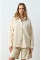 Camisa Acrux Para Mujer Oversized Camisa Acrux Para Mujer Oversized Arena S VÉLEZ de Vélez