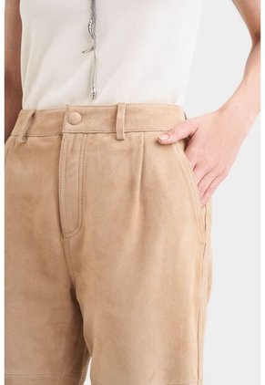 Pantalón Baggy En Gamuza Para Mujer Fit Holgado Pantalón Baggy En Gamuza Para Mujer Fit Holgado Kaky 06 VÉLEZ