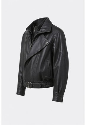 Chaqueta Bomber De Cuero Para Mujer Lumos Chaqueta Bomber De Cuero Para Mujer Lumos Cafe L VÉLEZ