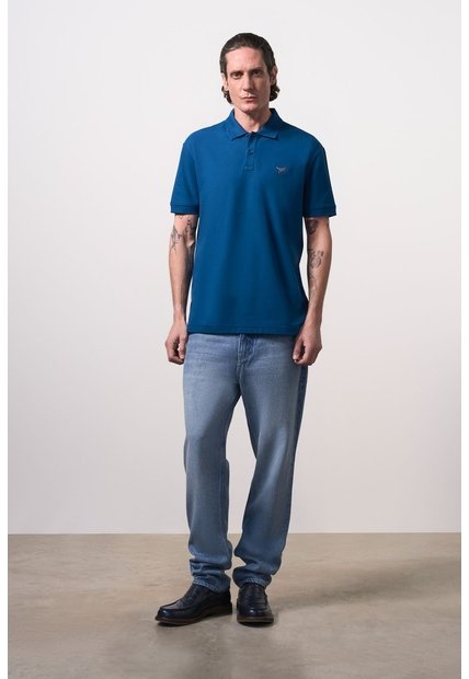 Polo Manga Corta Semi Fit Para Hombre Polo Manga Corta Semi Fit Para Hombre Azul Oscuro XXL VÉLEZ