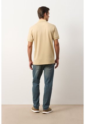 Polo Lucca Manga Corta Para Hombre Texturizada Polo Lucca Manga Corta Para Hombre Texturizada Arena M VÉLEZ