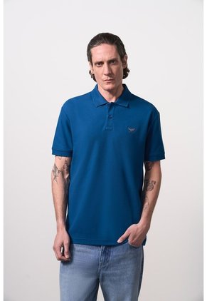 Polo Manga Corta Semi Fit Para Hombre Polo Manga Corta Semi Fit Para Hombre Azul Oscuro XXL VÉLEZ