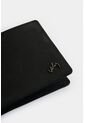 Billetera Terra De Cuero Para Hombre Interior Contraste Billetera Terra De Cuero Para Hombre Interior Contraste Negro VÉLEZ de Vélez