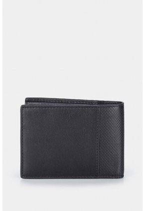 Billetera Draco De Cuero Para Hombre Mezcla De Texturas Billetera Draco De Cuero Para Hombre Mezcla De Texturas Negro Vélez