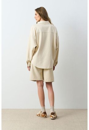 Camisa Acrux Para Mujer Oversized Camisa Acrux Para Mujer Oversized Arena S VÉLEZ