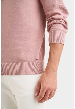 Sweater Tejido En Algodón Para Hombre Manga Ranglan Sweater Tejido En Algodón Para Hombre Manga Ranglan Rosado S VÉLEZ