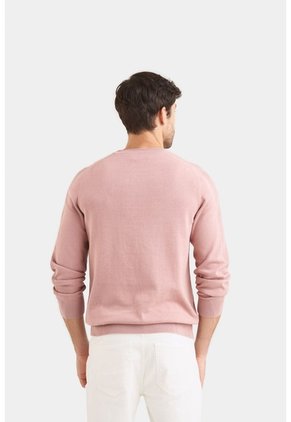 Sweater Tejido En Algodón Para Hombre Manga Ranglan Sweater Tejido En Algodón Para Hombre Manga Ranglan Rosado S VÉLEZ