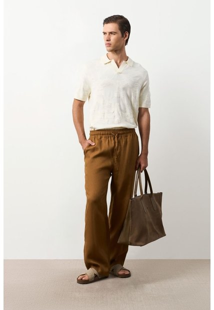 Pantalón Relaxed Fit Para Hombre Elon Pantalón Relaxed Fit Para Hombre Elon Cafe 36 VÉLEZ