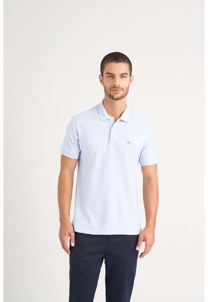 Polo Summer Para Hombre Semi Ajustada Polo Summer Para Hombre Semi Ajustada Azul Claro XXL Vélez