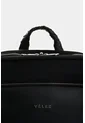 Morral Marfilo De Cuero Y Nylon Para Mujer Manija Trenzada Morral Marfilo De Cuero Y Nylon Para Mujer Manija Trenzada Negro VÉLEZ de Vélez