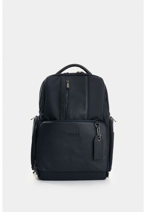 Morral Security De Lona Para Hombre Detalles En Cuero Morral Security De Lona Para Hombre Detalles En Cuero Azul Oscuro VÉLEZ