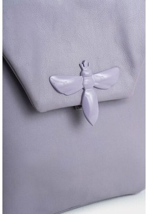 Morral Thalia De Cuero Para Mujer Silueta Hexagonal Morral Thalia De Cuero Para Mujer Silueta Hexagonal Lila Vélez