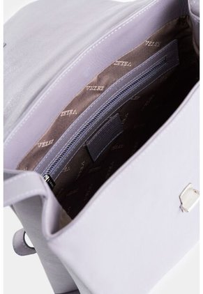 Morral Thalia De Cuero Para Mujer Silueta Hexagonal Morral Thalia De Cuero Para Mujer Silueta Hexagonal Lila Vélez