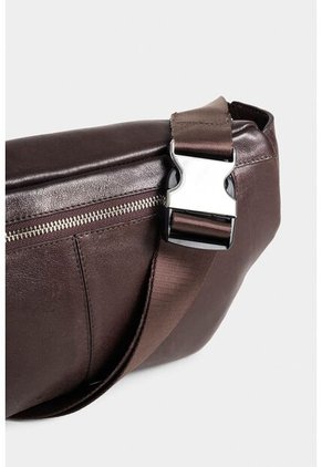 Riñonera Garda En Textil Jacquard Para Hombre Detalles En Cuero Riñonera Garda En Textil Jacquard Para Hombre Detalles En Cuero Cafe Vélez