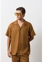 Camisa Manga Corta En Lino Para Hombre Málaga Camisa Manga Corta En Lino Para Hombre Málaga Cafe S VÉLEZ de Vélez