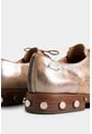 Zapato De Cordón Oxford De Cuero Folia Para Mujer Suela Taches Zapato De Cordón Oxford De Cuero Folia Para Mujer Suela Taches Plata 39 VÉLEZ de Vélez