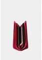 Porta Chequera Angola De Cuero Para Mujer Brillo Natural Porta Chequera Angola De Cuero Para Mujer Brillo Natural Rojo VÉLEZ de Vélez