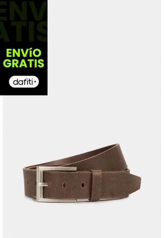 Cinturón Unifaz Kiat De Cuero Para Hombre Grabado Placa Cruces Cinturón Unifaz Kiat De Cuero Para Hombre Grabado Placa Cruces Cafe 32 VÉLEZ Vélez