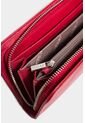 Porta Chequera Angola De Cuero Para Mujer Brillo Natural Porta Chequera Angola De Cuero Para Mujer Brillo Natural Rojo VÉLEZ de Vélez