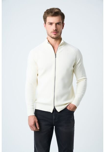 Sweater Misuri Tejido Para Hombre Cuello Alto Sweater Misuri Tejido Para Hombre Cuello Alto Crema L VÉLEZ