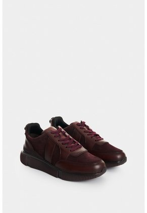 Tenis En Cuero Para Hombre Halo 2 Tenis En Cuero Para Hombre Halo 2 Vinotinto 44 VÉLEZ